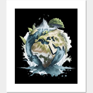 Save Earth Day World Environment Day Inspirational Gift Posters and Art